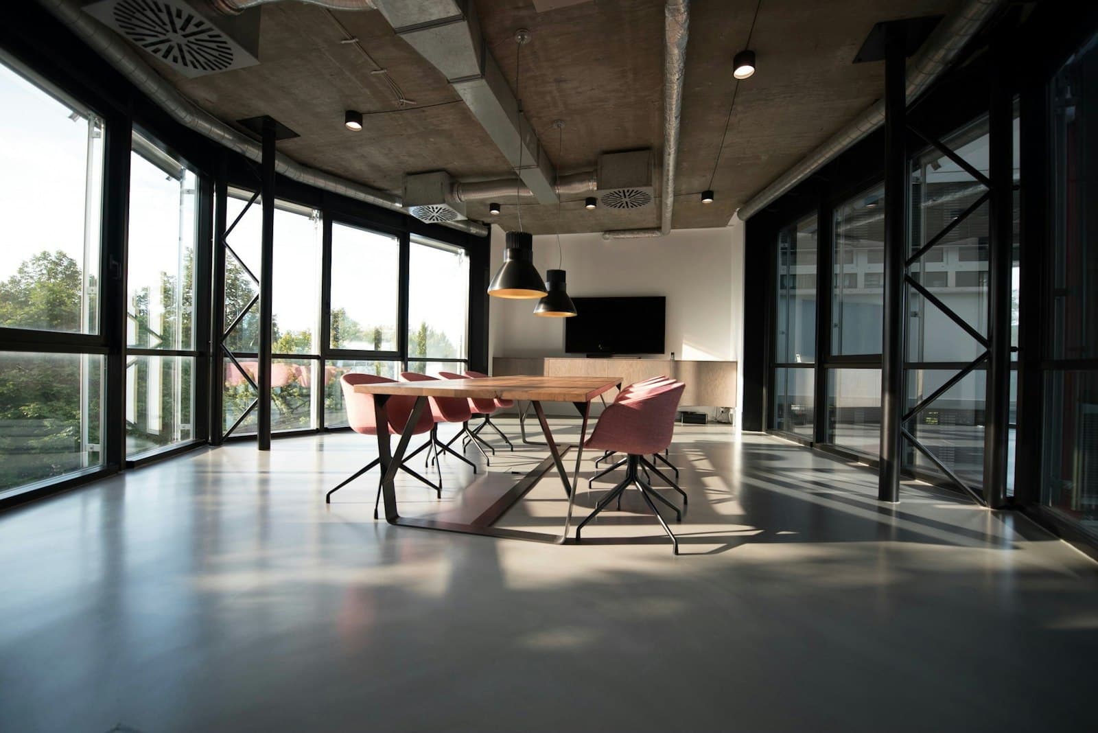 Clean professional office breakroom after commercial cleaning in Savannah GA