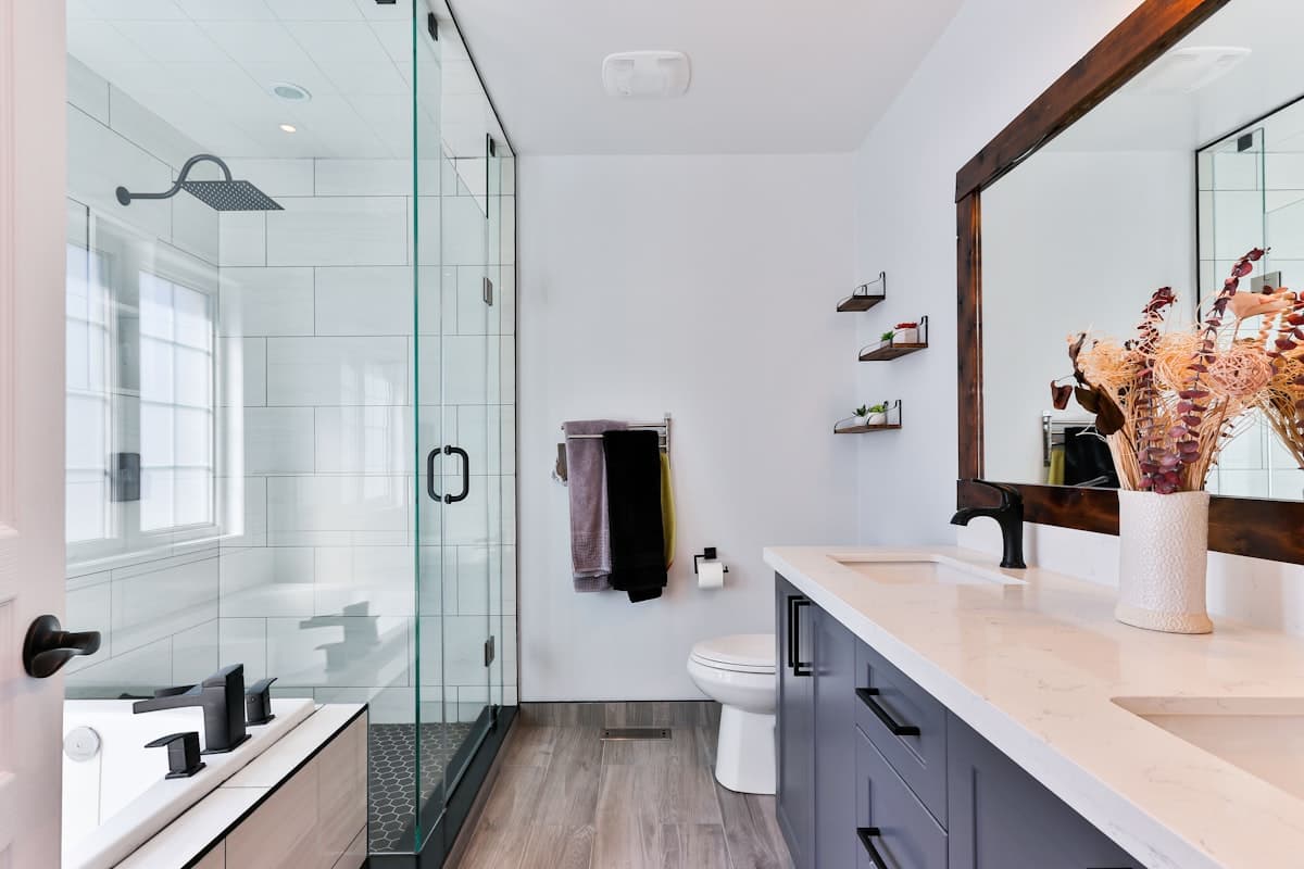 Professional maid wiping kitchen counters during a house cleaning in Savannah GA